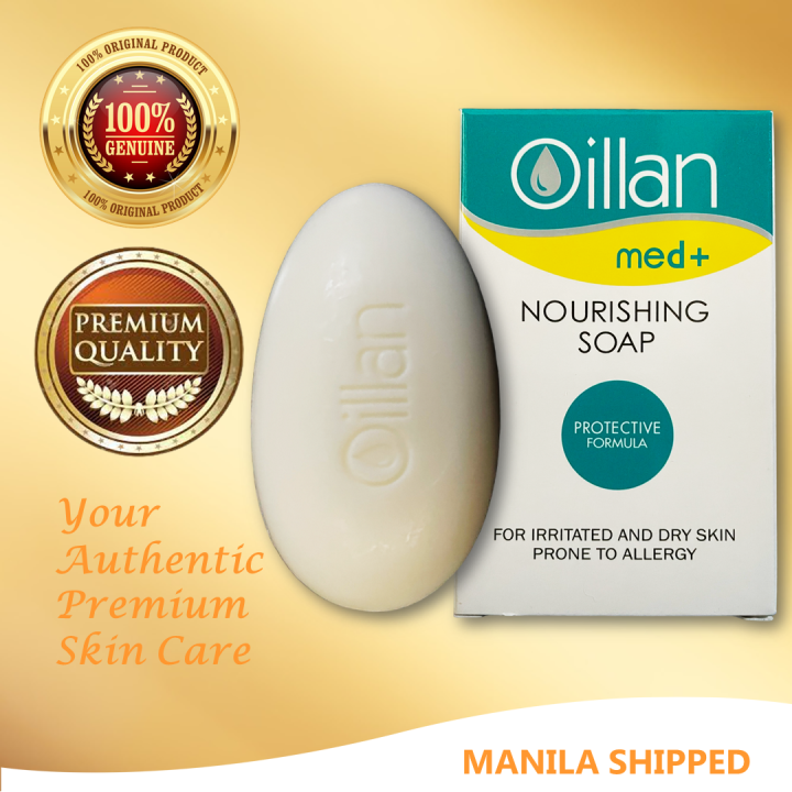 OILLAN NOURISHING SOAP 100g for irritated allergy prone dry skin Oillan Med+ Nourishing Soap
