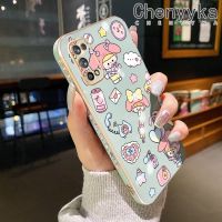 เคส Chenyyka สำหรับ Realme 7 Pro Narzo 20 Pro สาวน่ารักลายการ์ตูนซิลิโคนด้านดีไซน์ใหม่เคสนิ่มป้องกันกล่องกันกระแทกกล้องฝาปิดเลนส์เต็มรูปแบบ