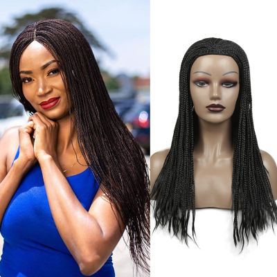 【jw】♗▬ Braided African Wig Synthetic Braids Braiding Hair Use Alibaby