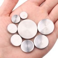 8 Set Silver Color Mirror Fasteners Nails Screws Decorative Cap Stainless Steel Flat Decoration Screw Covers 12/16/18/20/25/30mm Screw Nut Drivers