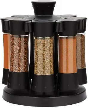  KitchenArt 57010 Select-A-Spice Auto-Measure Carousel  Professional Series, Satin: Spice Racks: Home & Kitchen