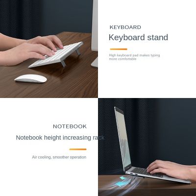 Mini Notebook Stand Metal Foldable Laptop Stand Portable Notebook Support Base Holder Foldable keyboard stand for mac Laptop Stands
