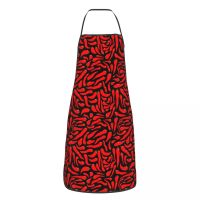 Millions Of Chilli Peppers Apron for Women Men Unisex Bib Kitchen Cooking Tablier Cuisine Chef Painting Aprons