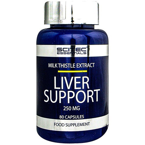Liver support thải độc mát gan scitec liver support 80 viên - chính hãng - ảnh sản phẩm 1