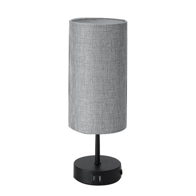 1 Pcs Bedside Lamp with USB Port Touch Control 3 Way Dimmable Nightstand Fabric Shade for Bedroom Living Room Office