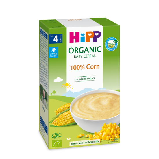 Bột ngũ cốc ăn dặm từ bắp non hipp organic baby cereal 100% ngũ cốc hữu cơ - ảnh sản phẩm 2