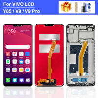 อะไหล่หน้าจอ LCD สำหรับ VIVO,จอขนาด6.3นิ้วของแท้สำหรับรุ่น Y85A/V9จอสัมผัส LCD พร้อมกรอบอะไหล่สำหรับ VIVO V9 /1723