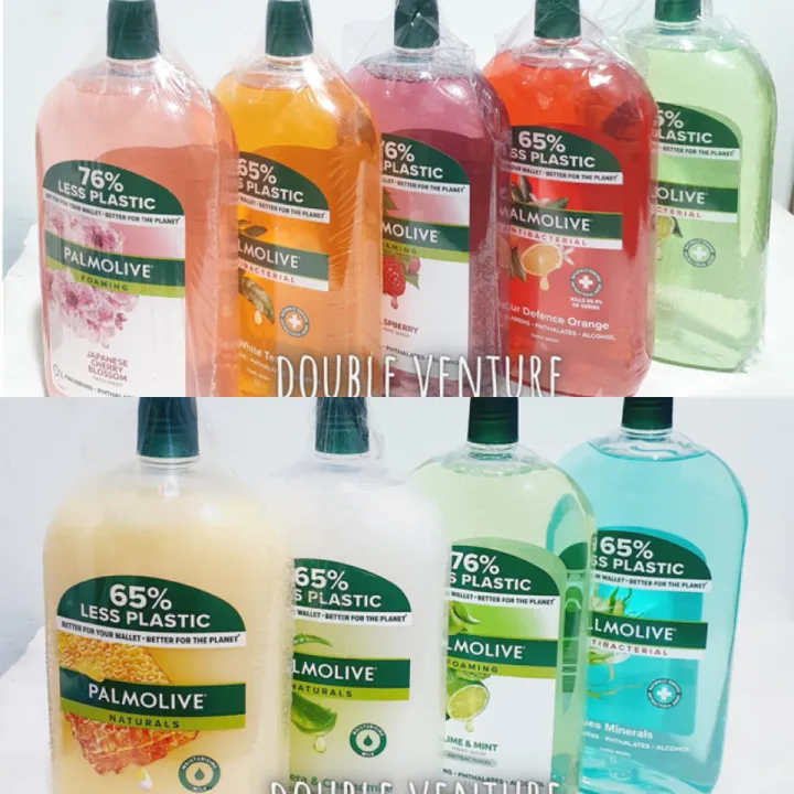 Palmolive Naturals Hand Wash Refill & Save 1L (Sea Minerals, Aloe Vera