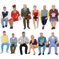 Limited Time Discounts 12Pcs/24Pcs G Scale Model Figures 1:22.5-1:25 All Seated  Painted People Model Railway P2509