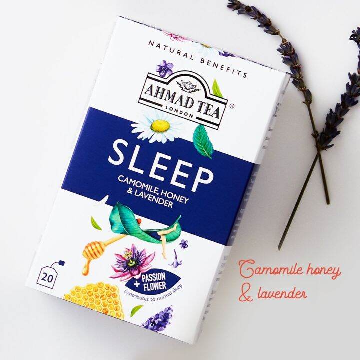 Ahmad Tea Sleep Camomile Honey And Lavender 20tea Bags Lazada Ph