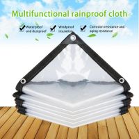 2x1m 2x3m 2x4m 3x3m Shade Sails Nets Transparent Rainproof Shade Cloth Tarpaulin Lightweight Waterproof Tarp Cover Tent Shelter