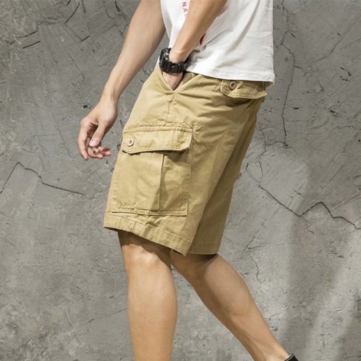 claribelzi-กางเกงขาสั้นชาย-พร้อมส่ง-สไตล์เกาหลีสบายๆ-s-4xl-นิ้วรวมสีขายดี-ผ้าดี-สีไม่ตก-งานห้าง-ทรงสวย