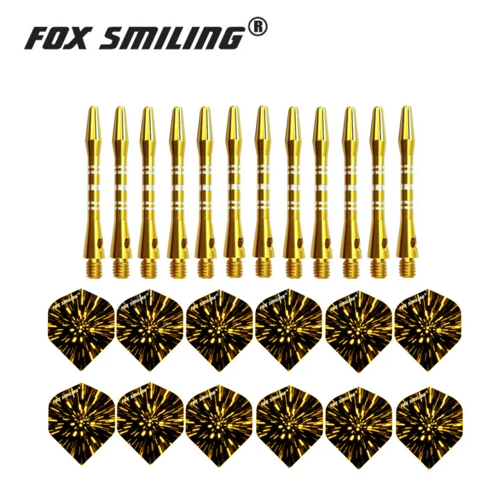 12pcs Darts Pin Shafts Aluminum 2BA with 12pcs Darts Flights Lazada PH