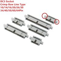 2Pcs 2.54mm Pitch 10P/14P/16P/20P/26/30/34/40/50/60P/64 Pin Male Straight IDC Box Header Connector For 1.27mm Spacing Flat Cable