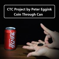 Cod Magic Tricks CTC Project โดยปีเตอร์ Eggink Magia Magie มายากลระยะประชิดเหรียญมายากลสตรีทภาพลวงตาเหรียญผ่านกระป๋อง
