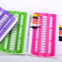 【CC】 Sewing Tools 30 Positions Row Set Needles Holder Embroidery Floss Thread Organizer 3 Colors