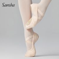 Sansha Adult Ballet Shoes Stretch Canvas Elastic Strap With Drawstring Ballet Slippers Girls Ladies Men Dance Shoes 73N