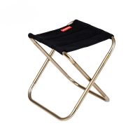 MIni Storage Fishing Chair Outdoor Aluminium Alloy Portable Folding Camping Stool Ultralight Picnic Furniture