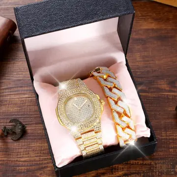 Icy gold watches deals for men