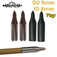 6 12 24 Cái Đầu Mũi Tên Mục Tiêu Đầu Mũi Tên OD 9Mm ID 8Mm Bằng Thép Không