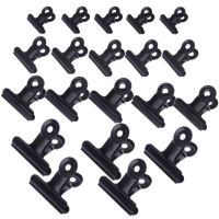 5 Pcs Bulldog Letter Clips Stainless Steel Black Metal Paper File Binder Clip Stationary Office Supplies