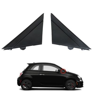Left Rear View Mirror Triangle Mirror Decorative Plate 1SH17KX7AA For Fiat 500 2012-2019 Car Replacement Accessories