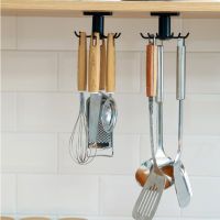 Kitchen Wall Mounted Hooker 360° Rotating Coat Hanger Universal 6 claw hook storage hooker Gadgets Accessories Bath Hook Hangers