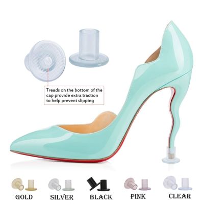 3 Size and 5 Color Silicone Stiletto Heel Protectors Gel Heel Stoppers Plastic Heel Covers for Outdoor Wedding and Parties Shoes Accessories