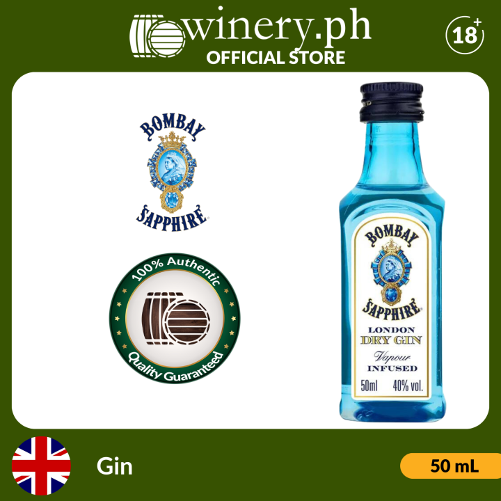 Bombay Sapphire Gin Miniature (50 ml) Gin WINERY.PH Lazada PH