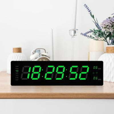นาฬิกาดิจิตอลตั้งโต๊ะ Wdlever มีนาฬิกาปลุกตั้งโต๊ะ LED สำหรับห้องโถงข้างห้องนอน