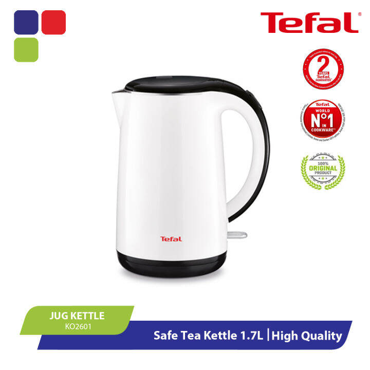Tefal Safe Tea Electric Kettle White 1.7L KO2601 Lazada