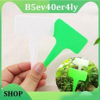 B5ev40er4ly Shop 50pcs 10cm Plastic PVC Plant T Tags Labels Flower Pots  Waterproof Markers Herbs Garden Tools Supplies