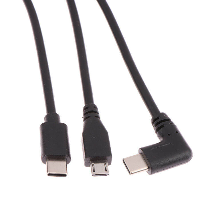 veli-shy-ไมโครชนิด-usb-usb-3-1หัวต่อตัวผู้-to-type-c-usb-สายพ่วงตัวเมีย3-1-17มม-พร้อมรูยึดแผงสกรู0-3เมตร