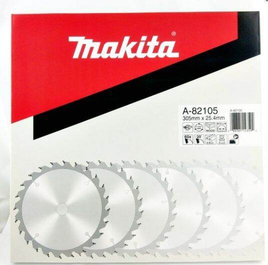 makita-accessories-saw-blade-for-wood-size-305-mm-25-4-mm-3-0-mm-60-t-part-no-a-82105-ใบเลื่อยวงเดือน-ตัดไม้-ขนาด-12-นิ้ว-รู-25-4-มิล-หนา-3-0-มิล-จำนวนฟัน-60-ฟัน-ยี่ห้อ-มากีต้า