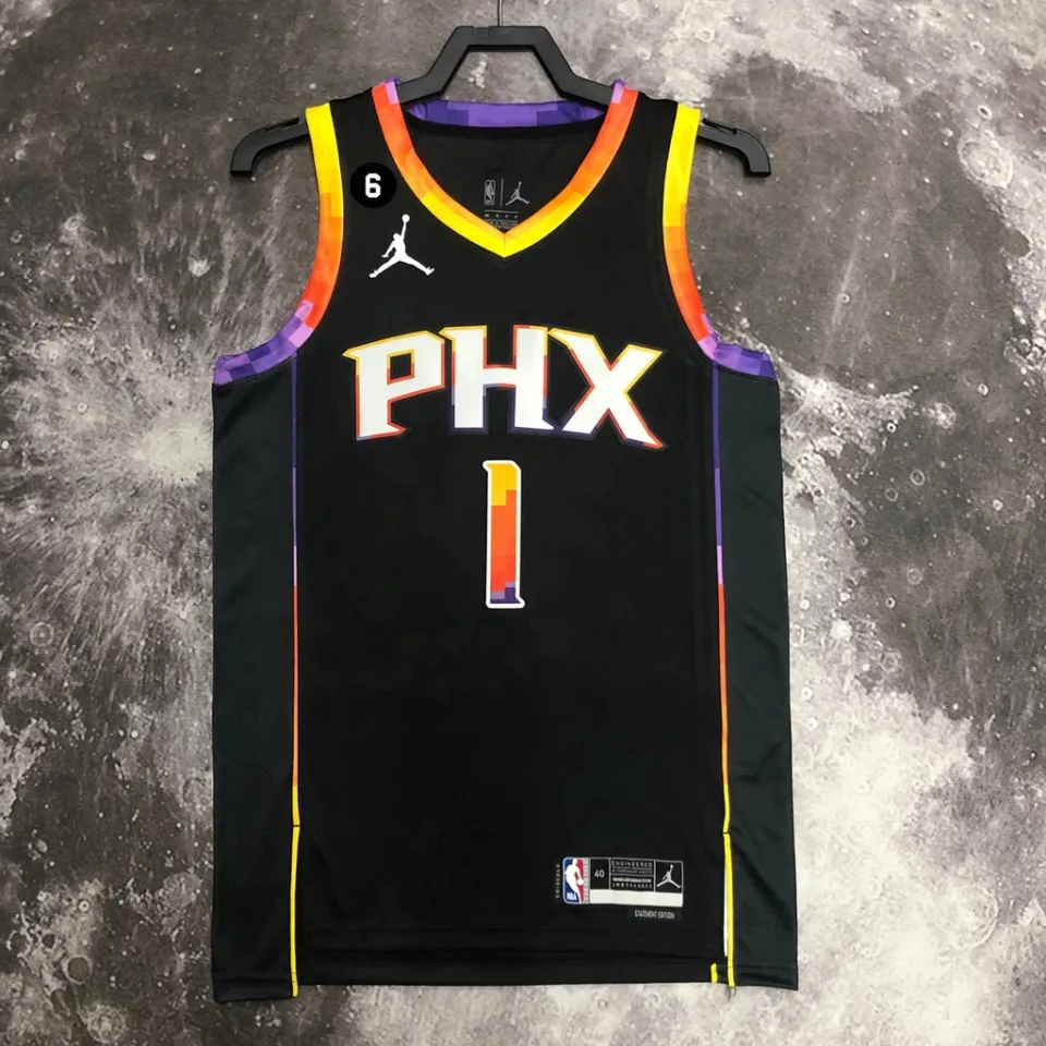 Devin Booker 1 Phoenix Suns 2023 All-Star Men Jersey - Orange - Bluefink