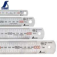 High Precision JIS Stainless Steel Ruler Metric Steel Plate Ruler Matt Etching 15cm 1m 21573