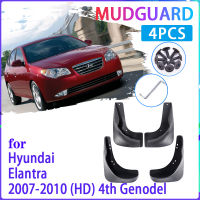 4 PCS Car Mud Flaps for Hyundai Elantra HD 2007 2008 2009 2010 Mudguard Splash Guards Fender Mudflaps Auto Accessories