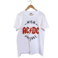 2023 ACDC Band Graphic ROCK Bandเสื้อยืดUnisexสไตล์Hip-Hop Streetแฟชั่นRetro Casualเสื้อยืดกีฬา