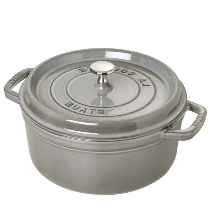 Zwilling STAUB หม้อเคลือบ 20 ซม. หม้อเหล็กหล่อ ครัวเรือน หม้อซุปอเนก