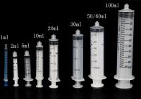 Plastic dispensing syringe push syringe 1/2/5/10/20/30/50/60ml screw syringe without needle