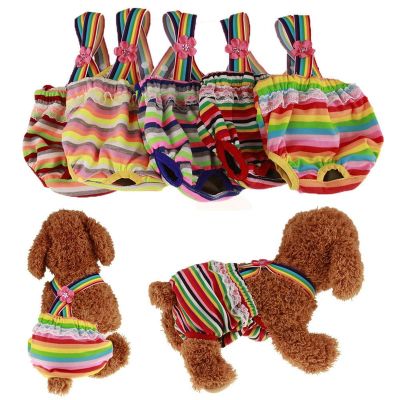 Diaper Sanitary Pants Female Dog Physiological Sanitary Brief Menstrual Suspender Nappy Diaper Underwear Pants Puppy Diaper