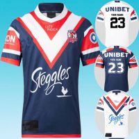 2023 Sydney Roosters Home / Away Shirt Mens Rugby Jersey Size:S-5XL （Print Custom Name Number）Top Quality