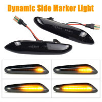 [2] สำหรับ BMW E90 E91 E81 E83 E60 E82 E46แบบไดนามิก Repeater ด้านข้าง Marker กระจกตัวบ่งชี้ Blinker ไหล LED ไฟเลี้ยว [2]