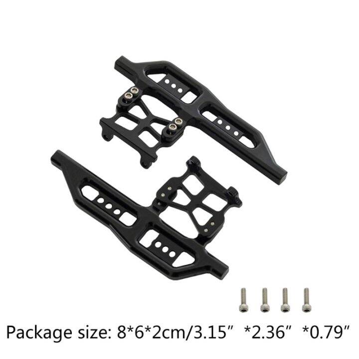 side-step-alloy-metal-running-board-rock-slider-for-axial-scx24-90081-upgraded-durable-replacement-accessories-black