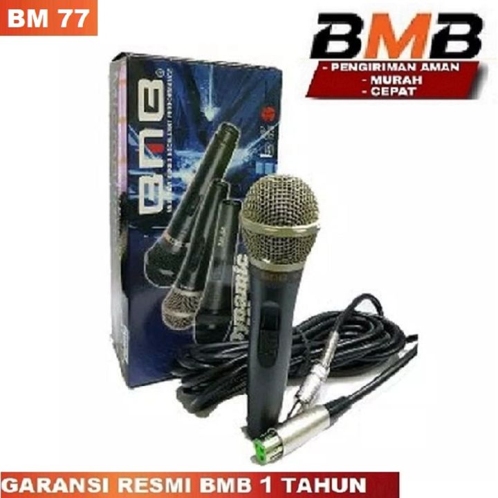 Mic Bmb Bm Microphone Kabel Mikrofon Cable Mik Karaoke Mix Asli Lazada Indonesia