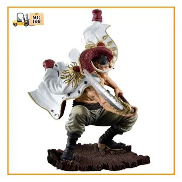 One Piece Anime Jogo Periférico Armas 27CM Edward Newgate Quatro  Imperadores White Beard Clump Cloud Cut Alloy Arma Modelo Brinquedos