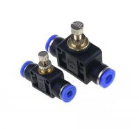 ℗◇☜ 1PCS Pneumatic Throttle Flow control valve Pneumatic fittings LSA-6 SA4 SA6 SA8 SA10