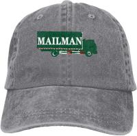 Mailman Mail Trucker Sports Denim Cap Adjustable Unisex Plain Baseball Cowboy Snapback Hat