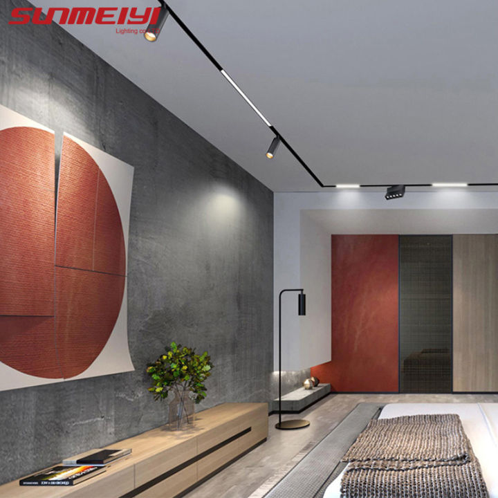 Modern Recessed Track Lights design led Lamp Rail