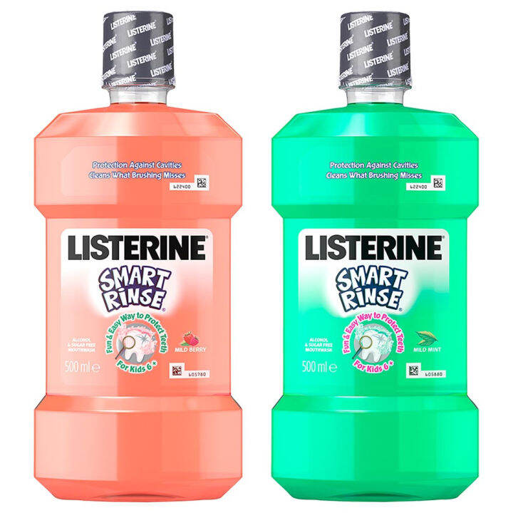 Listerine Smart Rinse Kids Fluoride Mouthwash | Lazada PH